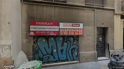 Apartments for rent in Barcelona Ciutat Vella - Photo from Google Street View