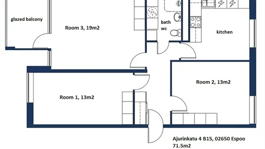 Rooms in Espoo - photo 2